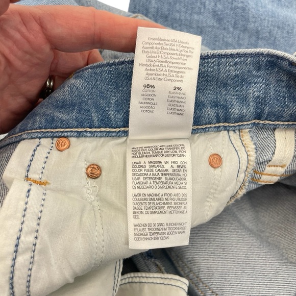 Mother Superior High Waisted Hiker Hover Jeans 24 Blue - Picture 14 of 16